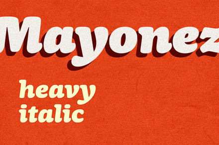 Mayonez heavy italic