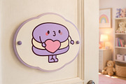 Macaron Character Bundle, a Food Illustration by Palau (Thumbnail 6 of 9)