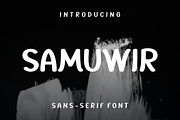 Samuwir, a Sans Serif Font by lelevien (Thumbnail 1 of 5)