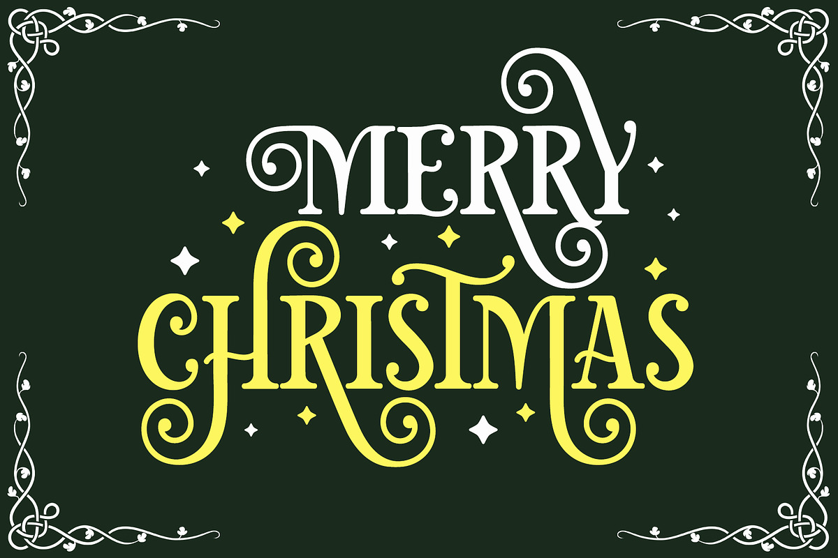 Christmas Dignity - Swirl Serif Font, a Serif Font by Airotype (Photo 4 of 15)