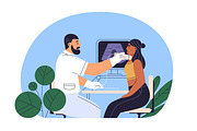 Medical examination & health checkup, a Healthcare Illustration by Good Studio (Thumbnail 3 of 19)