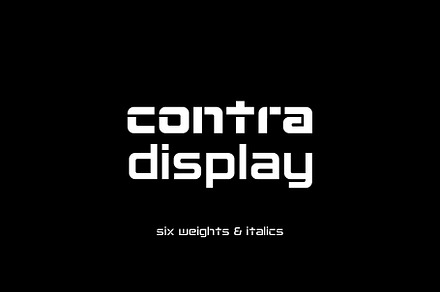 Contra Display Typeface