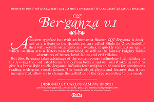 Berganza Font