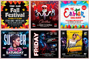 150 Night Club Flyer Bundle, a Flyer Template by AfzaalGraphics (Thumbnail 18 of 27)