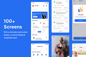 Fin Jobs - Jobs Finder App UI Kits