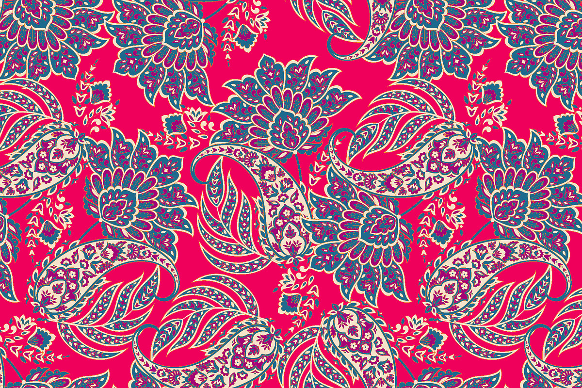 8 Paisley seamless vector pattern, a Background Graphic by antalogiya (Photo 4 of 9)