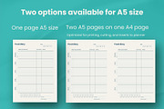 A5 planner inserts Food diary Canva, a Stationery Template by Handy Template (Thumbnail 6 of 8)