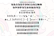 Rainbow Unicorn | Script Font, a Handwritten Font by Scratchones (Thumbnail 7 of 9)