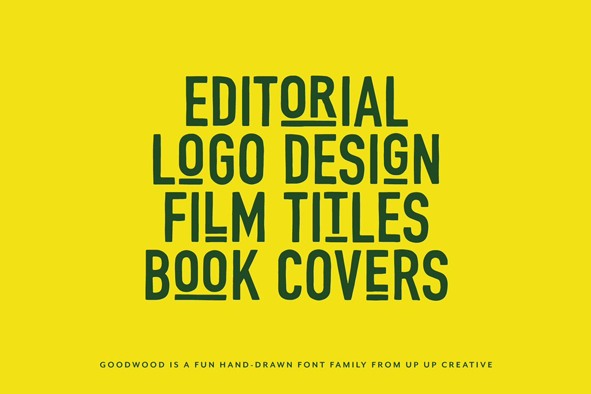Goodwood Sans Serif Font Family, a Sans Serif Font by Up Up Creative (Photo 5 of 16)