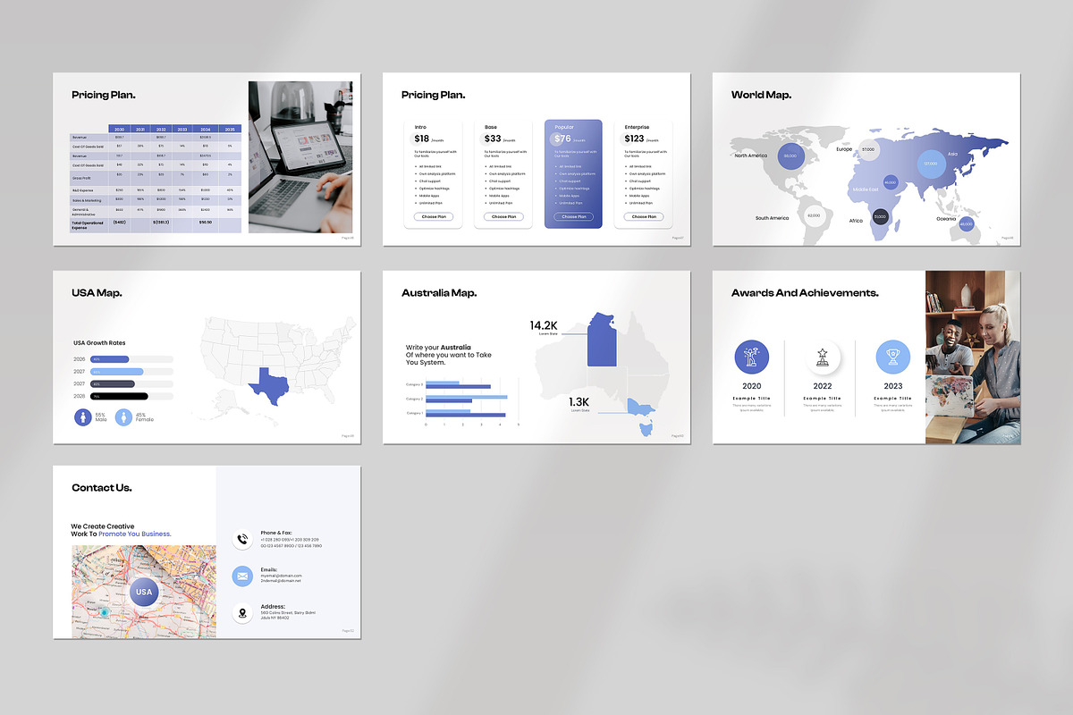 Business Pitch Deck Presentation, a Presentation Template by creathrivestudio (Photo 13 of 13)