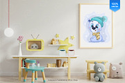 Cartoon polar bear. Tshirt, PNG., an Animal Illustration by KENO Mascots (Thumbnail 5 of 5)
