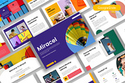Miracel – Creative Google Slide, a Presentation Template by kreatifreya (Thumbnail 1 of 5)
