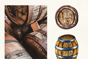 Beer festival watercolor collection, a Decorative Illustration by Kate Lanbina (Thumbnail 2 of 15)