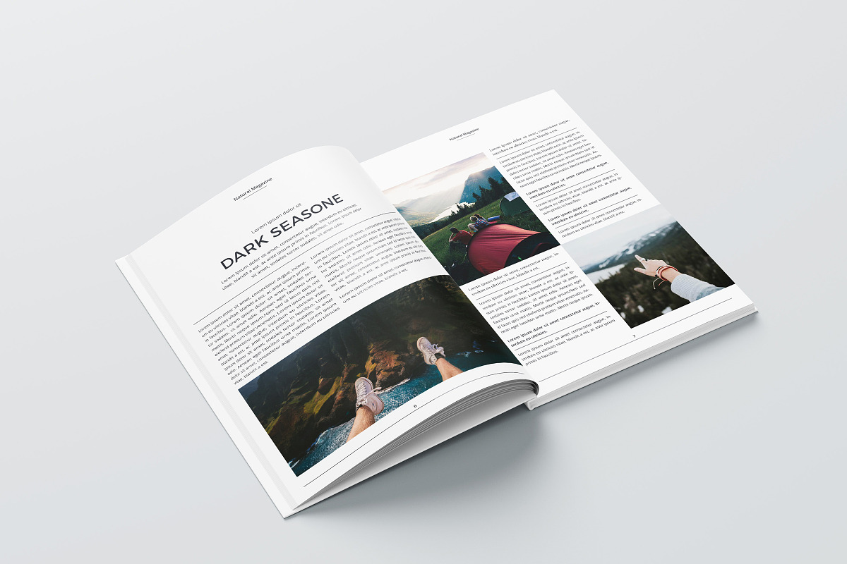 Natural Magazine Template, a Magazine Template by obidullah_01 (Photo 6 of 14)