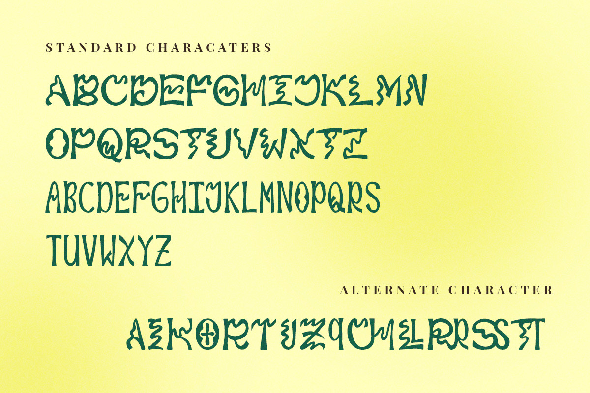 Merrich Whimsical Display Font, a Handwritten Font by Sloulyfe (Photo 6 of 10)