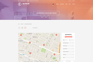 Elysium - Real Estate PSD Template