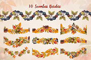 Fall Vibes watercolor floral clipart, an Illustration by Nadya Saen Art (Thumbnail 12 of 15)