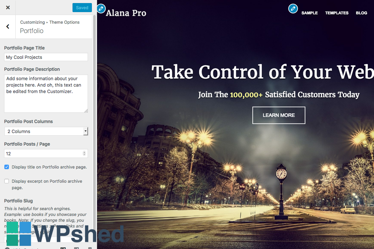 Alana Pro - Corporate Theme, a WordPress Template by WPshed (Photo 3 of 5)