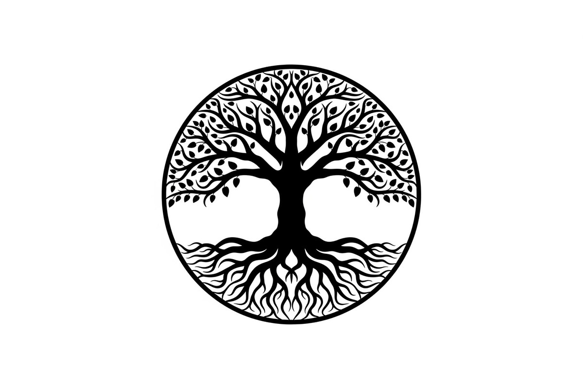 Tree of Life Circle SVG Bundle, an Illustration by Gfx_Store (Photo 46 of 50)