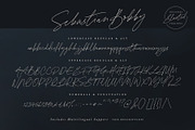 Sebastian Bobby Handwritten Font, a Script Font by Sam Parrett (Thumbnail 9 of 9)