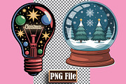 Chritmas Sublimation Bundle Png, a Seasonal Illustration by protabsorkar11 (Thumbnail 7 of 9)