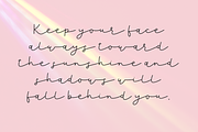 Rainbow Wishes Script, a Script Font by Beck McCormick (Thumbnail 5 of 9)