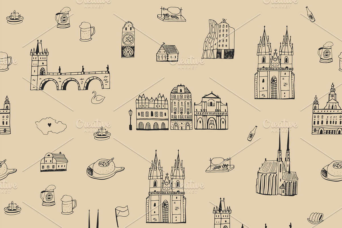 prague-a-pattern-graphic-by-goosefrol