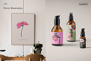 Modern Botanical Floral Illustration, a Decorative Illustration by likorbut (Thumbnail 6 of 9)