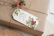 CRANBERRY CHRISTMAS watercolor set, a Decorative Illustration by Yuliia Lashevska (Thumbnail 3 of 13)