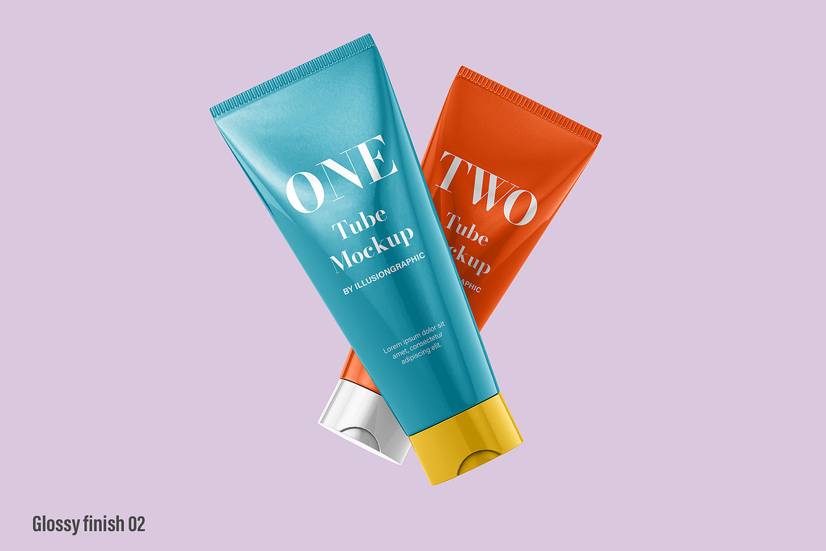 Skincare Tube Mockup 4 view 8 mockup, a Packaging Mockup by Illusiongraphic (Photo 3 of 20)
