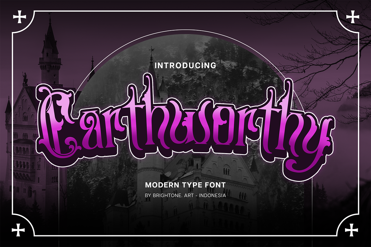 Earthworthy - Modern Decorative Font, a Serif Font by Brightone (Photo 1 of 7)