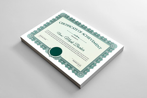 Certificate Word | PSD | AI, a Stationery Template by Curve Design