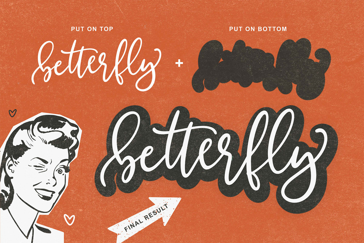 BetterFly - for Canva & Templett, a Script Font by Blessed Print (Photo 9 of 46)