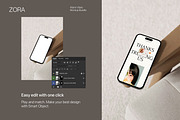 NUERA - Warm Vibes Mockup Bundle, a Device Mockup by Creavora (Thumbnail 9 of 10)