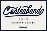 Contraband - Font Duo, a Handwritten Font by OPENCITYDESIGNCO (Thumbnail 1 of 5)