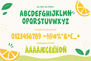 Lemon Chomp - Fresh Display Font, a Symbol Font by figuree studio (Thumbnail 4 of 7)