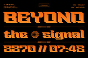 Cybergrind – Cyberpunk Display Font, a Sans Serif Font by Shinra Labs (Thumbnail 6 of 10)