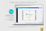 Mexican Thank You Card | CANVA, a Stationery Template by Creative Market (Thumbnail 3 of 5)
