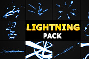 Lightning Pack | Motion Graphics, a Graphic by FlashFXbox (Thumbnail 1 of 2)