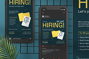 Green We are Hiring Flyer, a Flyer Template by Annora Studio (Thumbnail 6 of 6)