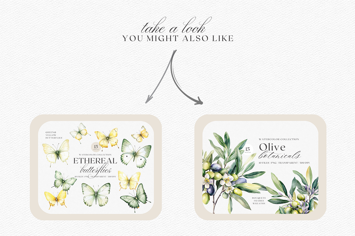 Watercolor Green Bows Clipart, a Decorative Illustration by ThaismotaCreativeCo (Photo 4 of 5)