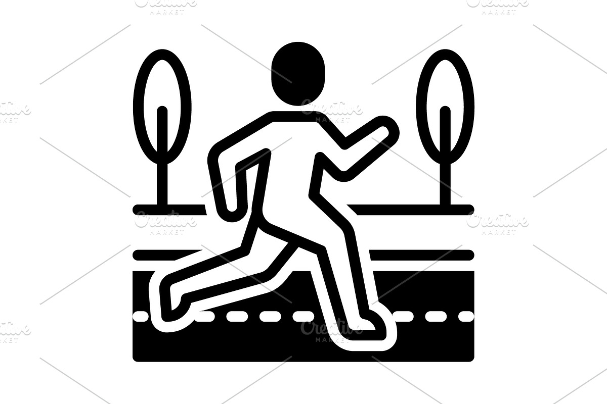 Ft athlete solid icon, a Solid Icon by Creative priyanka