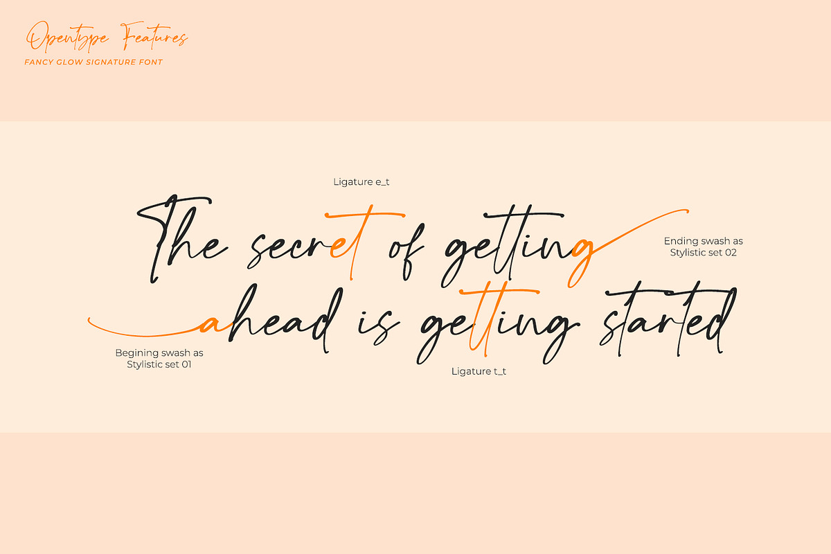 Fancy Glow, a Script Font by Nathatype (Photo 8 of 10)