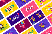 april fools day funny background, an Object Illustration by foxndeer (Thumbnail 4 of 4)