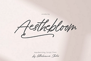 Aesthebloom Signature Script Font, a Handwritten Font by Letterhanna Studio (Thumbnail 1 of 12)