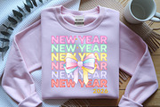 New Year Coquette Bow Png, an Illustration by SinaCreation (Thumbnail 7 of 11)