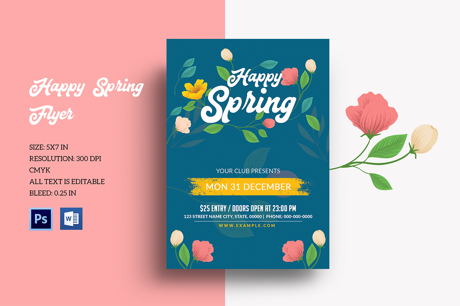 Spring Festival Flyer - V975, a Flyer Template by Template Shop