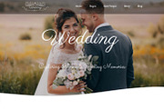 Wedding - Photoshop Website Template, an UI Kit Template by Techeshta Solutions (Thumbnail 2 of 5)