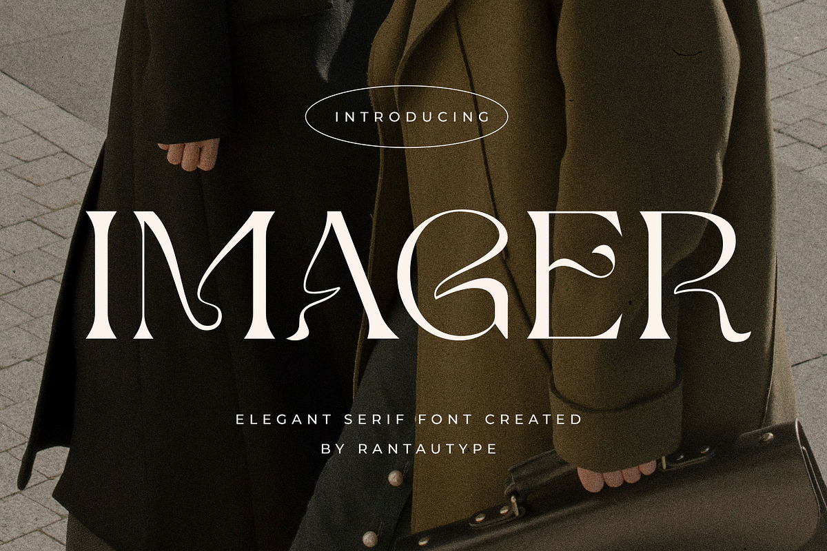 Imager Elegant Display Serif Font, a Serif Font by RantautypeStudio (Photo 1 of 17)