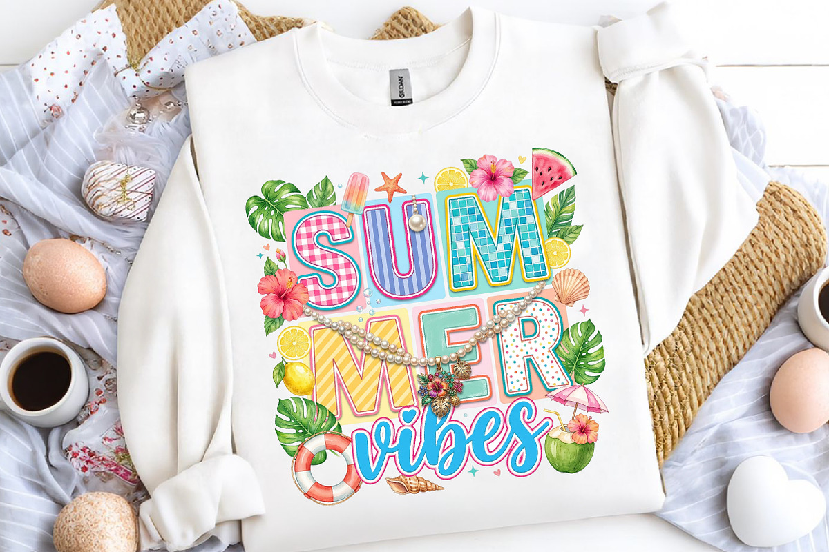 Tropical Summer Vibes Floral Png,, an Illustration by CreationArt (Photo 3 of 5)